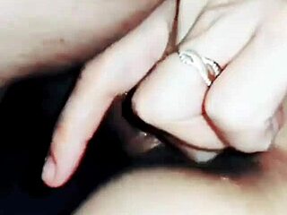 Home video with mature skinny wife in stockings