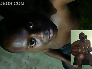 Adding Sounds To Songs While Topless Outdoors In Beautiful Weather