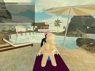 Blonde from New Zealand gets assfucked by monster cock! Riding and blowjob!