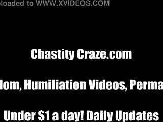 I snuck a chastity device on you while you napped for femdom play