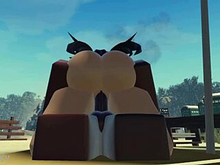 Roblox Camping Scene Near Campfire