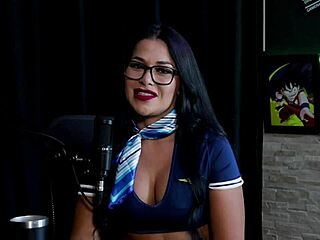 Fat ass stewardess fucks on plane and gets fired