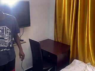 Thick black girl enjoys to make big cocks cum watch full part on red!