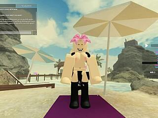 Blonde from New Zealand gets assfucked by monster cock! Riding and blowjob!