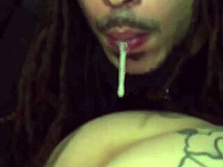 Clockwork Bleu S4 - Close Up Anal Spitting With Milf