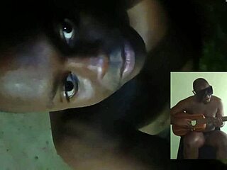 Adding Sounds To Songs While Topless Outdoors In Beautiful Weather