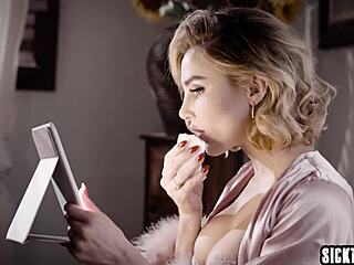 Horny Blonde Camgirls Fuck Big Black Cock Husband