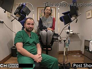 Doctor Gives Freshman Hitachi Orgasm