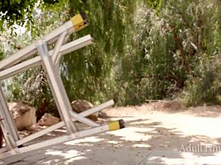 Petite girl says, 'I love your cock, neighbor!'