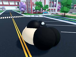 Thicc avatar shakes huge ass while dancing