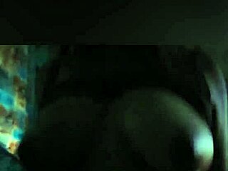 Big Natural Tits Riding Cowgirl While Watching TV to Avoid Neighbors Hearing