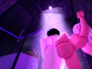 After party, blonde fucks in shower with monster cock to orgasm