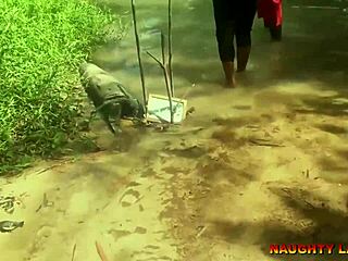 Ebony African wife meets her pastor for water baptism. Full video available on Xvideo Red.