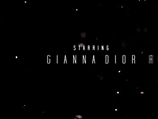 gorgeous gianna dior bends over for big black cock deepthroat and creampie