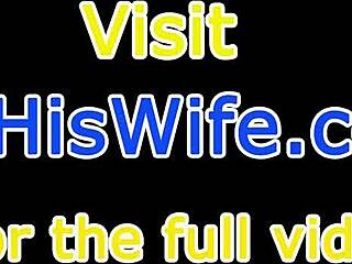 מילף עם ציצים גדולים מקנאת בבעל ומקבלת זיון כפופה