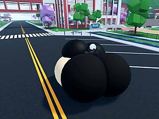 Thicc avatar shakes huge ass while dancing