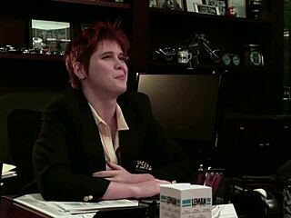 Lesbian Pornstar Lily Cade Pounds Jay Taylor with Big Strap-On Cock in Bed