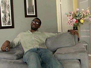 Slutty Curvy MILF Blonde SUCKING BLACK Cock