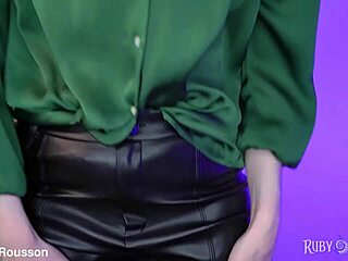 Worship Goddess's Leather Ass With Jerk Off Instructions