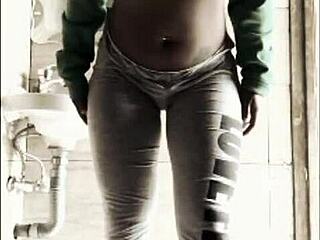 huge tits ebony mature milf compilation with saggy tits and big ass