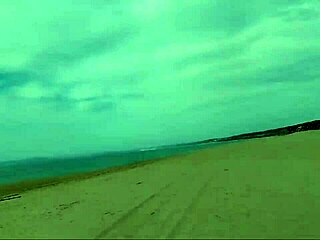 Guy spills milk on the nude beach