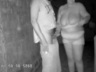 Why is the stepmother in lingerie fucking her stepson in the alley?