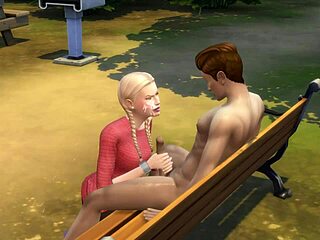 Dangerous Blowjob In Park!