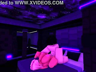 After party, blonde fucks in shower with monster cock to orgasm