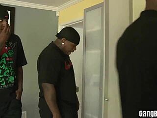 Naive Tiny Blonde Gangbanged By Big Cocks