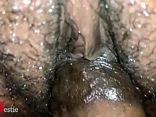 Beautiful African Babe's Pussy Fucked Hard in Close-Up Detail!