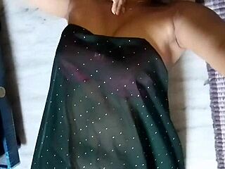 Crazy Dirty Young 18+ Brunette Indian Bhabhi Fingers Big Ass Pussy, Huge Squirt!