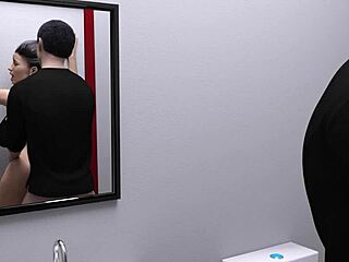 Hot MILF Gets Ass Fucked In Bathroom!