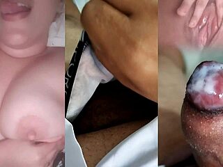 Ex-girlfriend provokes with tits until I cum hard!