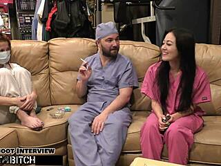 בלייר סלסט כמטפלת מקבלת יריית ספרמ מטורפת!