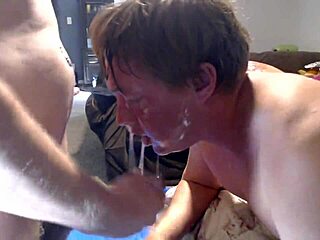 Extreme Throatfuck Master Forces Slave to Swallow Puke