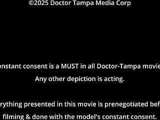 in dr. tampa's clinic, olivia kassady undergoes lesbian torment with latex and handcuffs