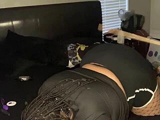 Ebony BBW wife loves being treated like a fuck doll!