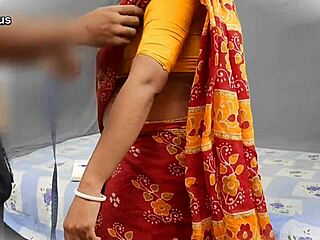 I noticed the dress tailor working closely with that curvy milf client in her room