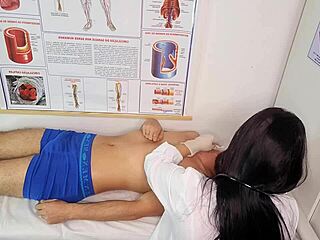 Nurse Makes Patient Have Very Hard Erection With Rough Sex