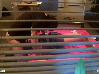 college babe gets bound and roughly fucked with gagging