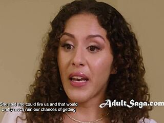 Babysitters Kimmy Kimm and Gal Ritchie get spanked and fucked by the milf they betrayed