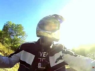 busty bitch spreads legs gets fucked hard on atv with anal tattoo natural tits assfucking babe tight big natural tits outdoor cock cumshot