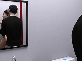 Hot MILF Gets Ass Fucked In Bathroom!