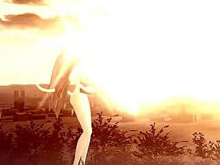 Hatsune miku in full nude cat costume mod