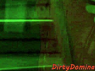 Toy Pleasured Domina Rides Her Giant Dildo