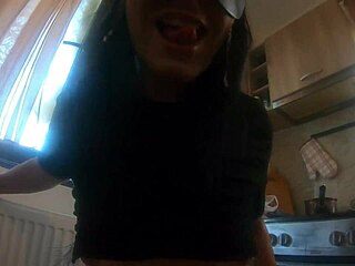 Milf smoking dancing with hard dick