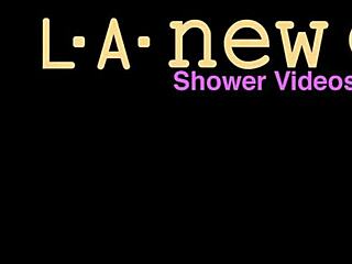 why did cute teen brunette take shower solo?