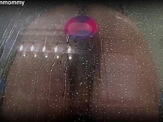 i spied on my chubby roommate using her new dildo in the shower, almost dropping my phone – did she catch me?