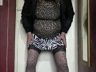 Shy Bisexual Crossdresser Mark In Heels And Stockings