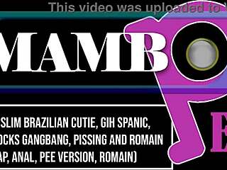 Petite Slim Brazilian Cutie Gih Spanic 5 Huge Cocks Gangbang